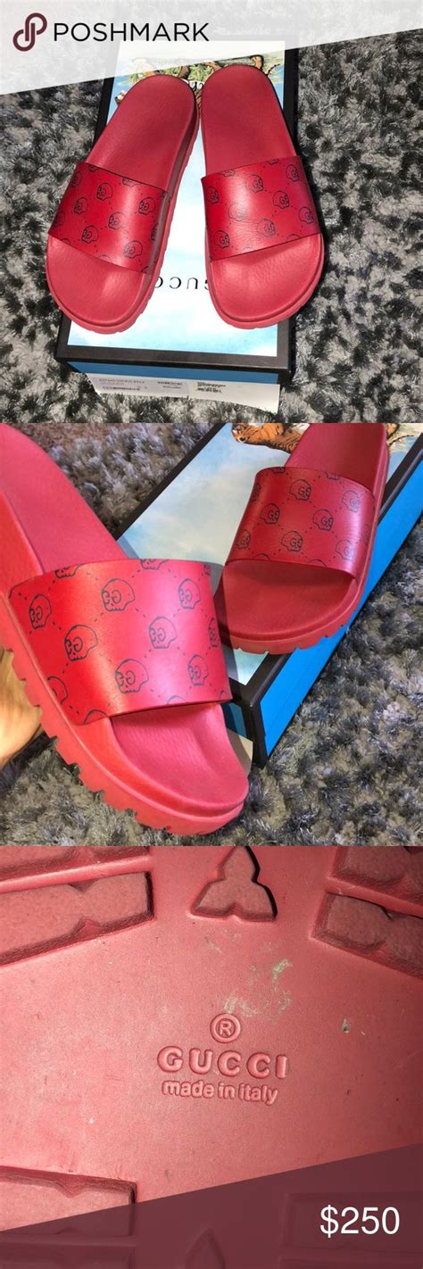 gucci ghost flip flop|gucci slide sandals.